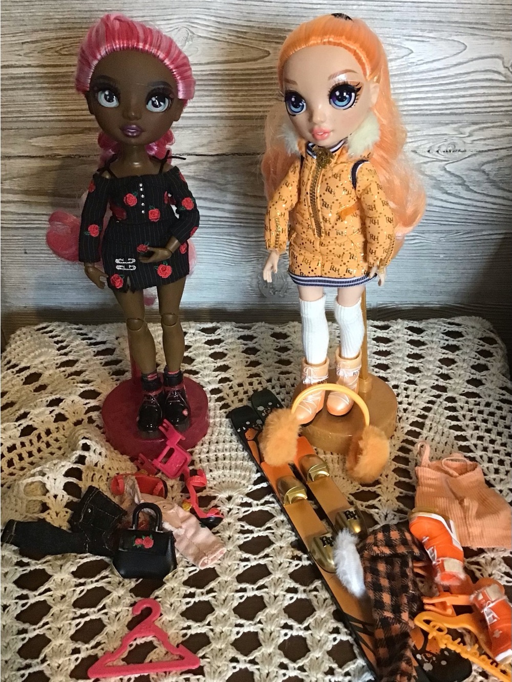 MGA Rainbow High dolls. Set of 2 plus accessories